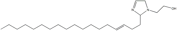 2-(3-Octadecenyl)-3-imidazoline-1-ethanol Struktur