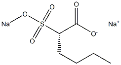 [S,(+)]-2-(Sodiosulfo)hexanoic acid sodium salt Struktur