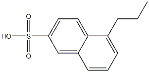 5-Propyl-2-naphthalenesulfonic acid Struktur