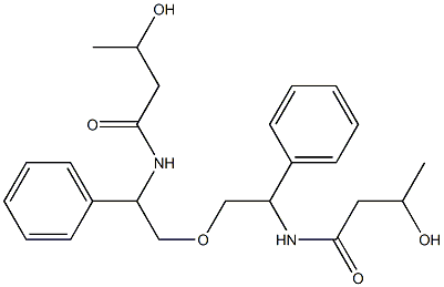 2-(3-Hydroxybutyrylamino)phenylethyl ether Struktur