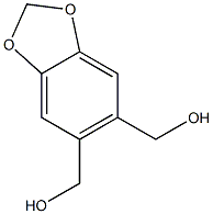 5,6-Bis(hydroxymethyl)-1,3-benzodioxole Struktur