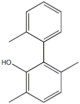 3,6-Dimethyl-2-(2-methylphenyl)phenol Struktur