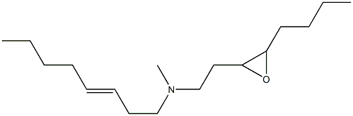 N-Methyl-N,N-di(3-octenyl)amine oxide Struktur