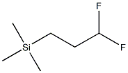 1,1-Difluoro-3-(trimethylsilyl)propane Struktur