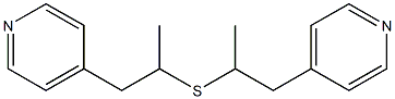 Methyl[2-(4-pyridyl)ethyl] sulfide Struktur