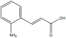 3-(2-Aminophenyl)propenoic acid Struktur