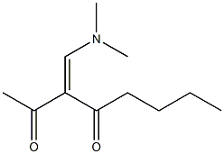 3-Dimethylaminomethylene-2,4-octanedione Struktur