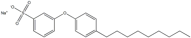 3-(4-Nonylphenoxy)benzenesulfonic acid sodium salt Struktur