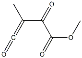 2,4-Dioxo-3-methyl-3-butenoic acid methyl ester Struktur