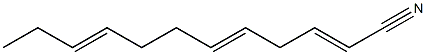 2,5,9-Dodecatrienenitrile Struktur