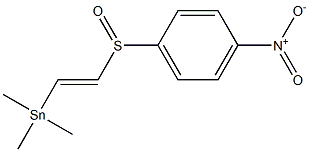 [(E)-2-(Trimethylstannyl)ethenyl] (4-nitrophenyl) sulfoxide Struktur