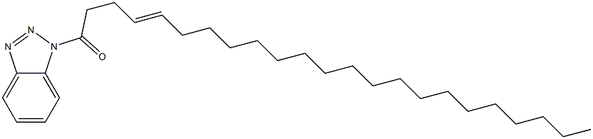 1-(1-Oxo-4-tricosenyl)-1H-benzotriazole Struktur