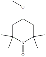 1-Oxo-4-methoxy-2,2,6,6-tetramethylpiperidinium Struktur