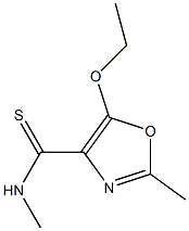 5-Ethoxy-2,N-dimethyloxazole-4-carbothioamide Struktur