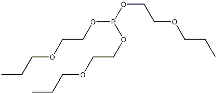 Phosphorous acid tris(2-propoxyethyl) ester Struktur