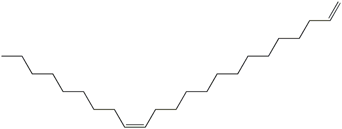 (Z)-1,14-Tricosadiene Struktur