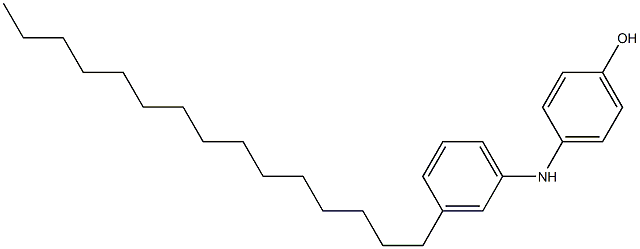 3'-Pentadecyl[iminobisbenzen]-4-ol Struktur