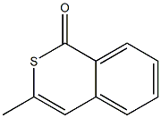 3-Methyl-1H-2-benzothiopyran-1-one Struktur