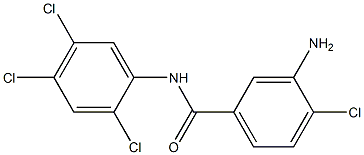 3-Amino-4,2',4',5'-tetrachlorobenzanilide Struktur