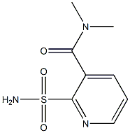 N,N-Dimethyl-2-sulfamoylpyridine-3-carboxamide Struktur