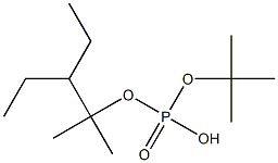 Phosphoric acid (1-ethylpropyl)isopropyl tert-butyl ester Struktur