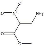 (Z)-3-Amino-2-nitroacrylic acid methyl ester Struktur