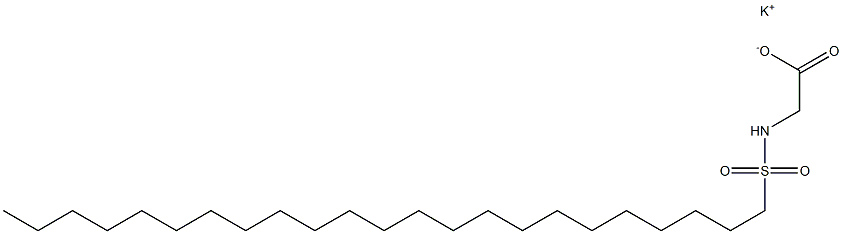 N-Tricosylsulfonylglycine potassium salt Struktur