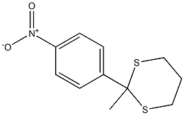 4'-Nitroacetophenone trimethylenedithioacetal Struktur