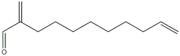 2-Methylene-10-undecenal Struktur