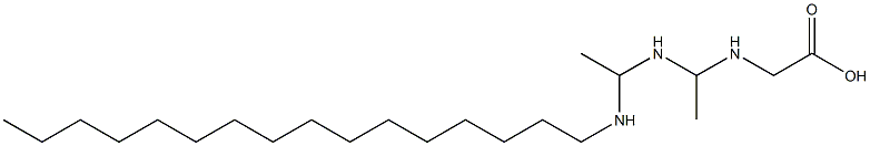 N-[1-[1-(Hexadecylamino)ethylamino]ethyl]glycine Struktur