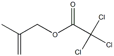 Trichloroacetic acid 2-methylallyl ester Struktur