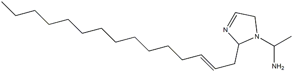 1-(1-Aminoethyl)-2-(2-pentadecenyl)-3-imidazoline Struktur