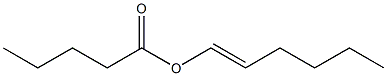 Valeric acid 1-hexenyl ester Struktur