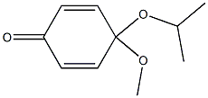 4-(1-Methylethoxy)-4-methoxy-2,5-cyclohexadien-1-one Struktur