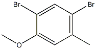 2,4-Dibromo-5-methylanisole Struktur