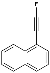 1-(Fluoroethynyl)naphthalene Struktur