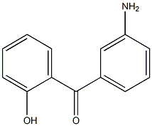 3'-Amino-2-hydroxybenzophenone Struktur