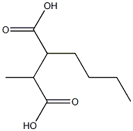 2-Butyl-3-methylbutanedioic acid Struktur