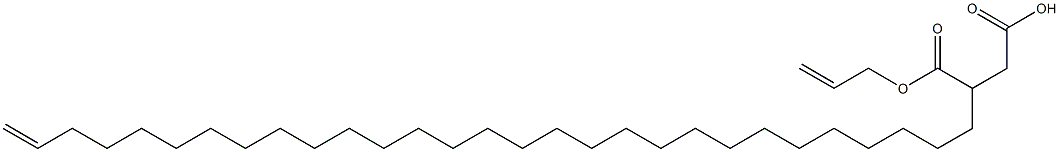 3-(28-Nonacosenyl)succinic acid 1-hydrogen 4-allyl ester Struktur