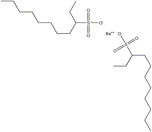 Bis(undecane-3-sulfonic acid)barium salt Struktur