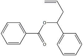 Benzoic acid 1-phenyl-3-butenyl ester Struktur