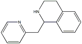 1-(2-Pyridylmethyl)-1,2,3,4-tetrahydroisoquinoline Struktur