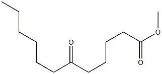 6-Oxolauric acid methyl ester Struktur