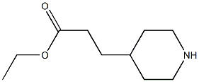 3-(4-Piperidyl)propionic acid ethyl ester Struktur