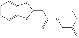 1,3-Benzodioxole-2,2-bis(acetic acid methyl) ester Struktur