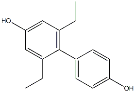 2,6-Diethyl-1,1'-biphenyl-4,4'-diol Struktur