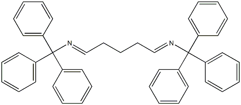 N,N'-Ditritylpentane-1,5-diimine Struktur