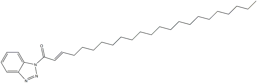 1-(1-Oxo-2-tricosenyl)-1H-benzotriazole Struktur