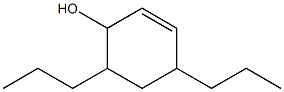 4,6-Dipropyl-2-cyclohexen-1-ol Struktur