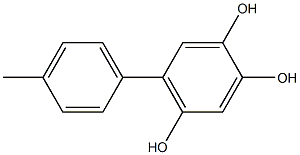 5-(4-Methylphenyl)benzene-1,2,4-triol Struktur